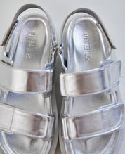 SILVERY SANDALS